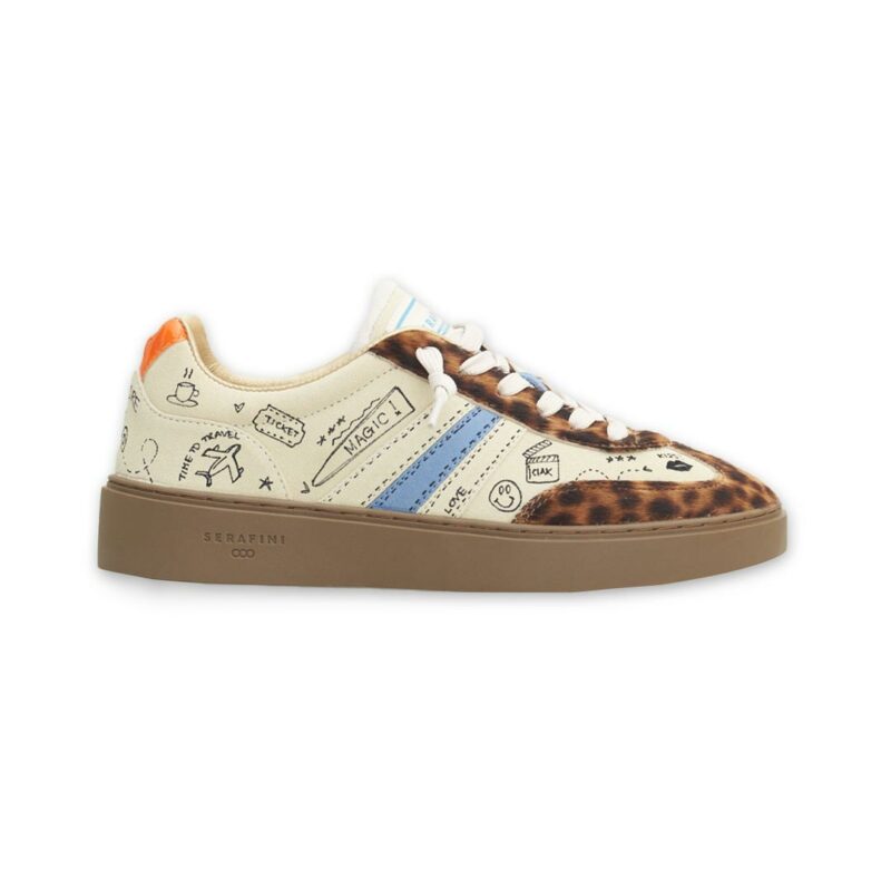 Serafini Court Beige Leopard